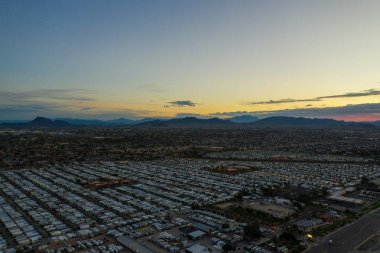 Hava fotoğrafı Mesa Arizona Usa