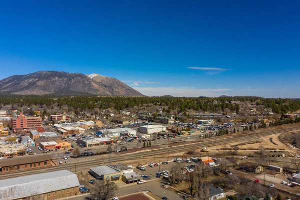 Aerial Stock Photo American Landscape Blue Sky — Stock Photo, Image