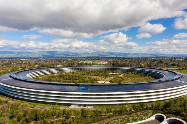 Apple Raumschiff Hauptquartier Cupertino Kalifornien Vereinigte Staaten — Stockfoto