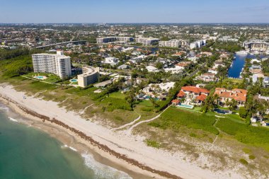 Sahil Florida gayrimenkul hava fotoğrafı