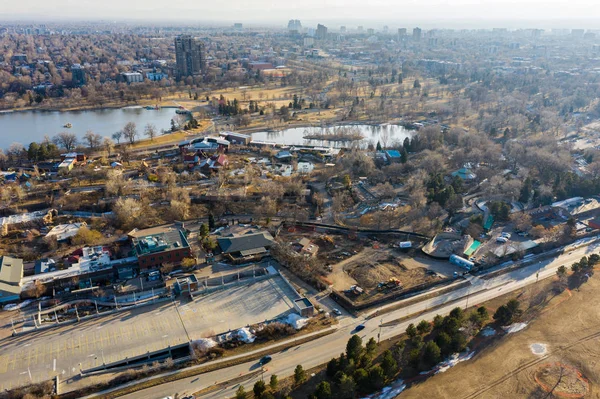 Flygfoto Denver Zoo — Stockfoto