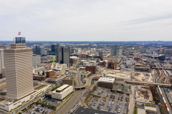 Letecká Fotografie Nashville Tennessee 2019 — Stock fotografie