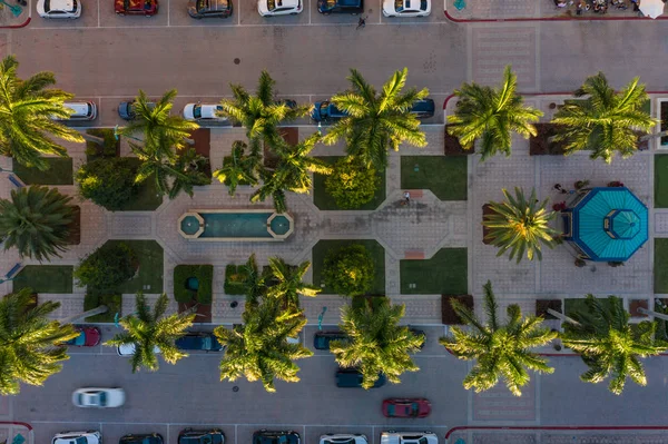 Luchtfoto Mizner Park Florida — Stockfoto