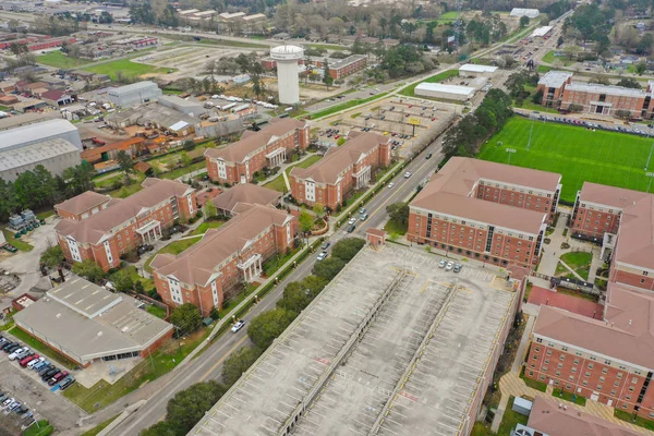 Повітряна Фотографія Університетського Кампусу Коледжу — стокове фото
