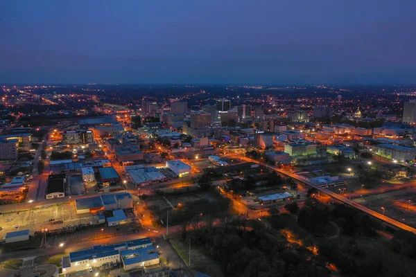 Zdjęcie Lotnicze Miasto Jackson Mississippi Usa — Zdjęcie stockowe