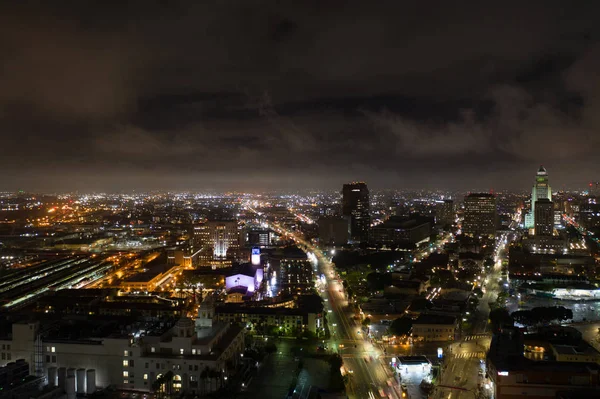 Luftaufnahmen Der Innenstadt Von Los Angeles Usa — Stockfoto