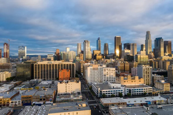 Aerial Photos Downtown Los Angeles Usa — Stock Photo, Image