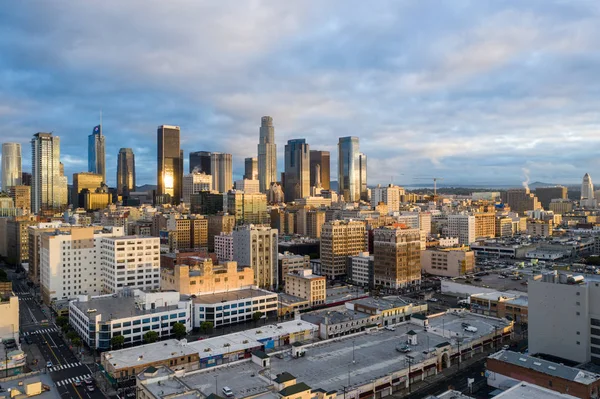 Aerial Photos Downtown Los Angeles Usa — Stock Photo, Image