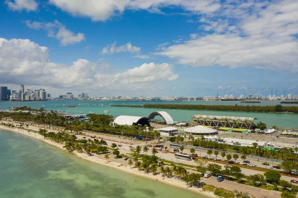 Miami Amerikai Egyesült Államok Május 2019 Antenna Drone Fotó Ultra — Stock Fotó