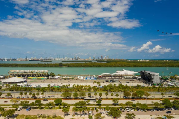 Miami Verenigde Staten Mei 2019 Aerial Drone Foto Van Ultra — Stockfoto