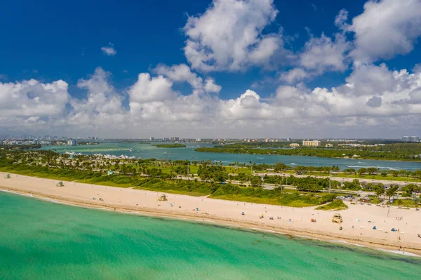 Miami hava Haulover Park plaj sahnesi
