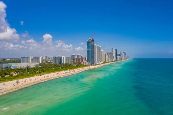 Miami aerea Haulover Park spiaggia scena — Foto Stock