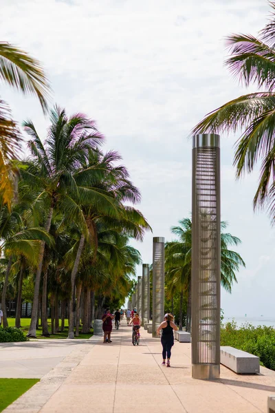 Zdjęcia stockowe Miami Beach South Pointe Park — Zdjęcie stockowe