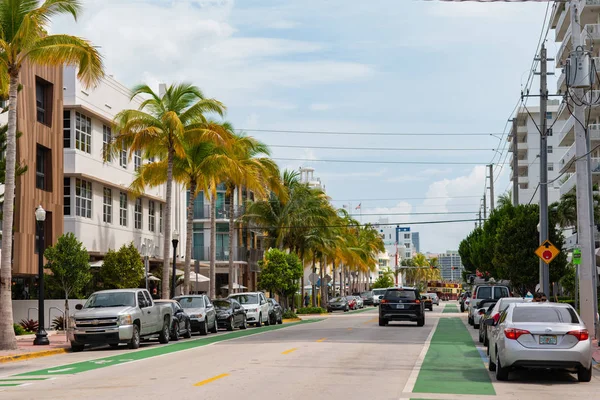 Εικόνα μετοχή Miami Beach ωκεανός οδήγηση καλοκαιρινό δονήσεις 2019 — Φωτογραφία Αρχείου