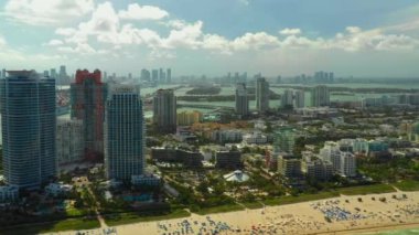 Hava gezisi Miami Beach Fl drone görüntüleri