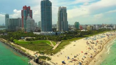 Havadan miami beach 4k ortaya çekin.