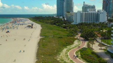 Havadan video Atlantic Way Miami Beach geçit