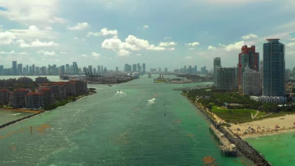 Miami Amazing Aerials Video — Stock Video