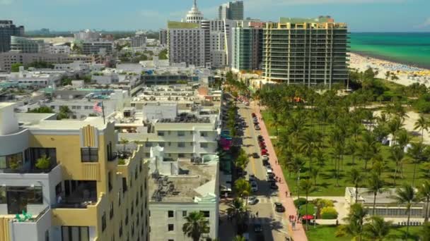 Stockfilm Miami Beach Architektur — Stockvideo