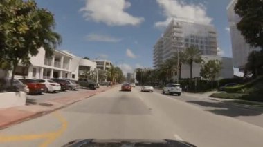 Miami Beach sürücü süresi 4k görüntüleri