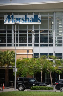 Stok fotoğraf Midtown Miami Marshalls perakende mağazası