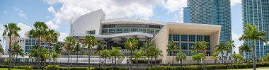 Stok fotoğraf panoraması Miami American Airlines Arena