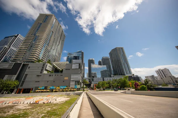 Burzovní Foto Brickell City centrum Miami FL — Stock fotografie