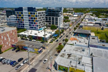 Wynwood Miami Fl Usa havadan görüntü