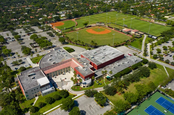 Foto aerea Barry University Miami Florida college campus — Foto Stock