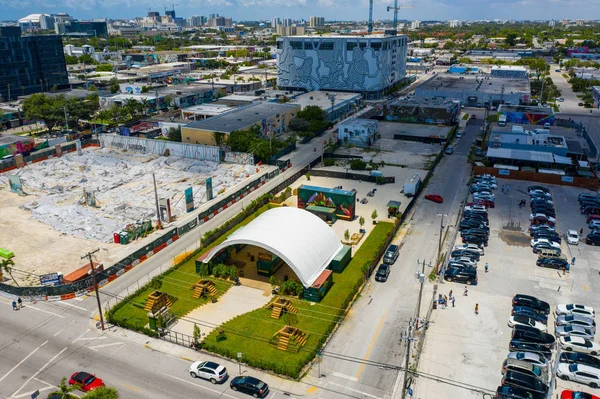 Aerial image of Wynwood Miami FL USA — Stock Photo, Image