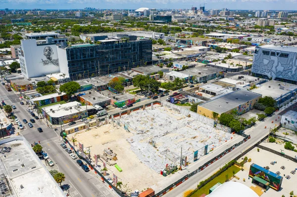 Aerial image of Wynwood Miami FL USA — Stock Photo, Image