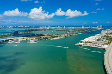 Miami Florida güzel hava fotoğrafı