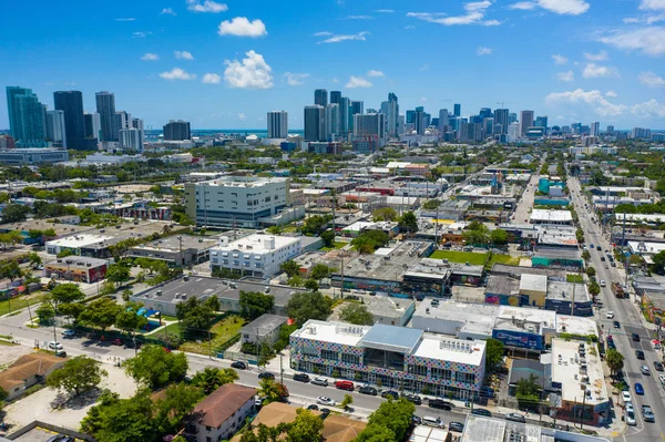 Citra udara dari Wynwood Miami FL USA — Stok Foto
