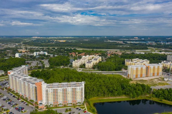 Fotografia aérea de condomínios residenciais em Kissimmee Florida — Fotografia de Stock