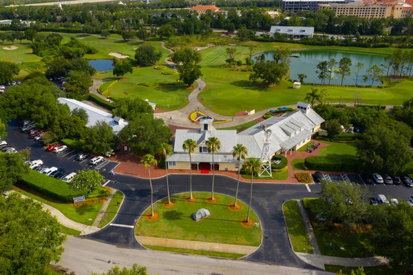 Foto aérea Molino de viento Restaurante Kissimmee Florida —  Fotos de Stock