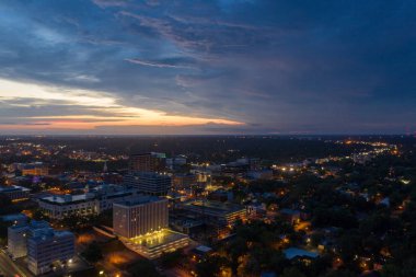 Tallahassee FL şehir merkezindeki hava fotoğrafı