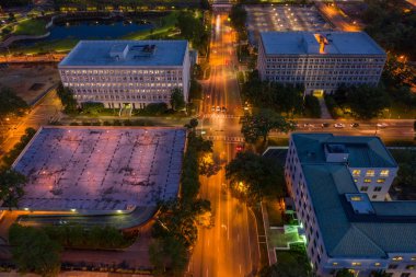 Drone görüntü Downtown Tallahassee Fl