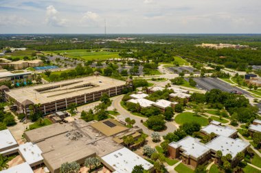 Ucf College Campus havadan drone fotoğraf
