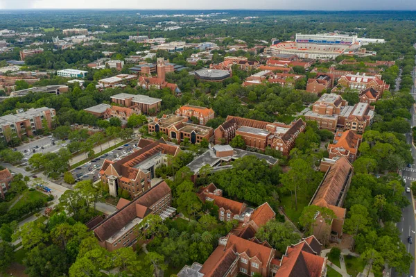 Drone foto Università della Florida Gainesville — Foto Stock