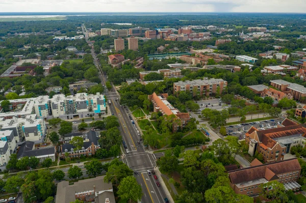 Drone foto Università della Florida Gainesville — Foto Stock