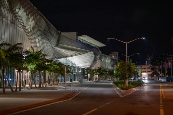 Nacht Foto miami Strand Kongresszentrum — Stockfoto