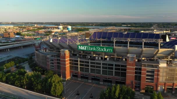 Mnt Bank Stadium Baltimore Maryland — Vídeo de stock