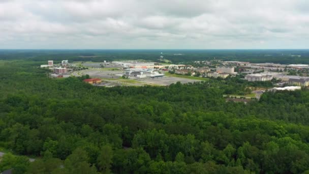 Aerial Video Florence Civic Center South Carolina Usa — Stock Video