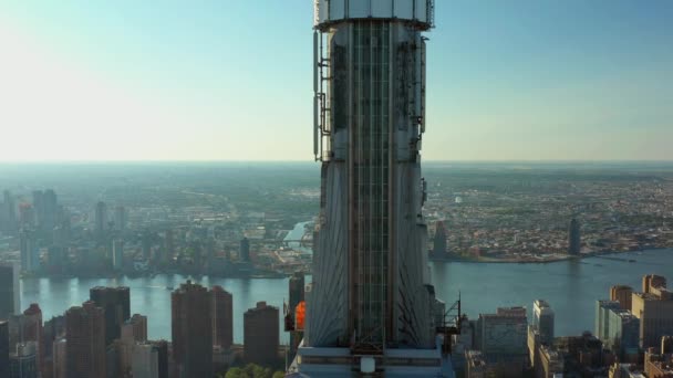 Antenna Dell Aerial Empire State Building — Video Stock