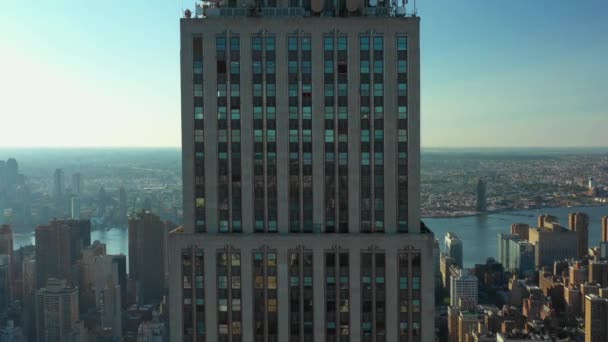 Antenner Empire State Building — Stockvideo