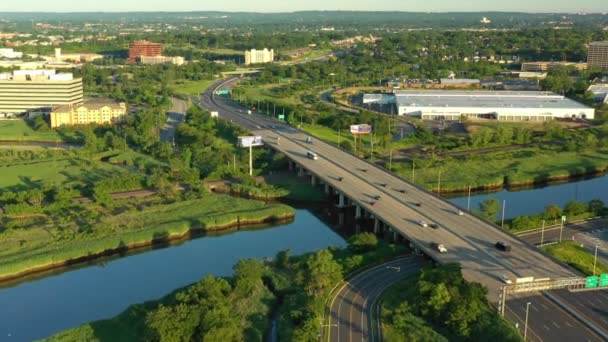 Estrada Panorâmica Nova Jersey Eua — Vídeo de Stock