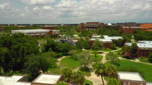 Drone Video Footage Universidad Florida Central Orlando — Vídeos de Stock