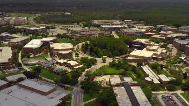 College Drone Antennes University Central Florida — Stockvideo