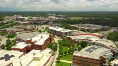 Havadan çekilen üniversite kampüsü Orlando Fl Usa