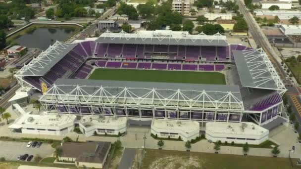 Vzdušné Video Orlando Městský Stadion — Stock video